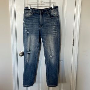 Risen Vintage Straight Leg Jeans Sz 30